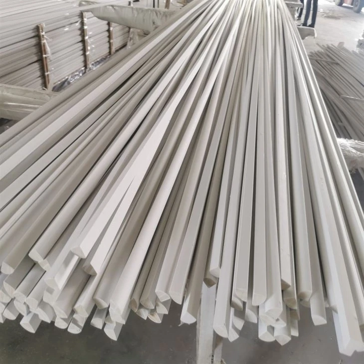 High Cost Perfermance White Primed Wood Small Shoe Mouldings Or Quarter Round For Baseboard