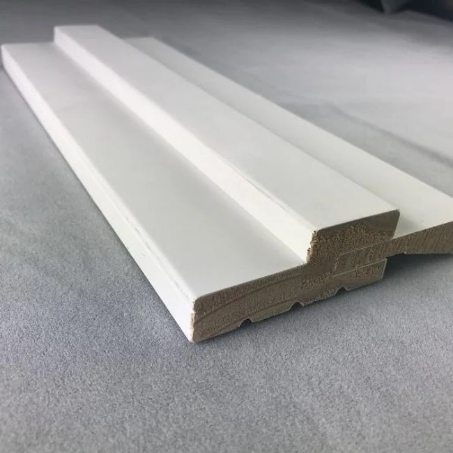 Stor værdi Hvid Gesso Coated træ dørrammer til døre