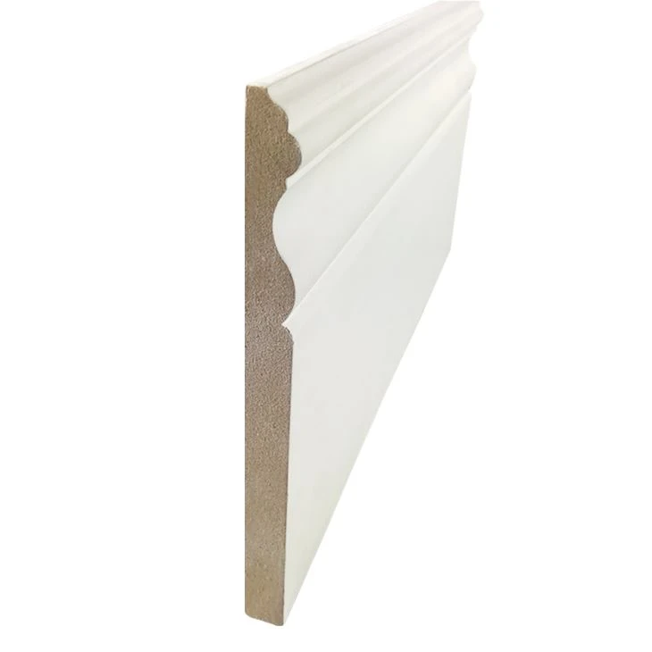 Hvid grundet MDF Baseboard