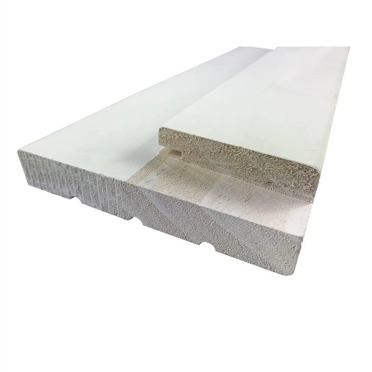 Primed Split Pine Exterior Main Door Frame With Primed Moulding Wooden Door Frame Price