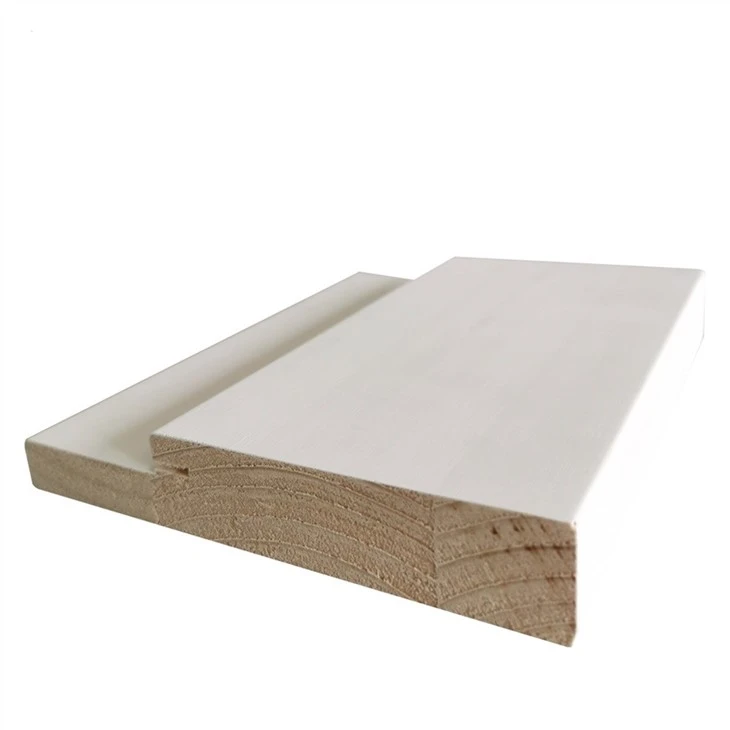 Primed Split Pine Exterior Main Door Frame With Primed Moulding Wooden Door Frame Price