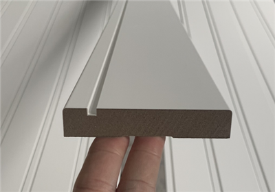 Hvid Gesso Coated MDF Trim Lister Fodplade